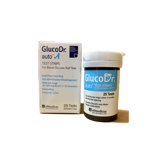 Gluco Dr. Auto Strips, 25's