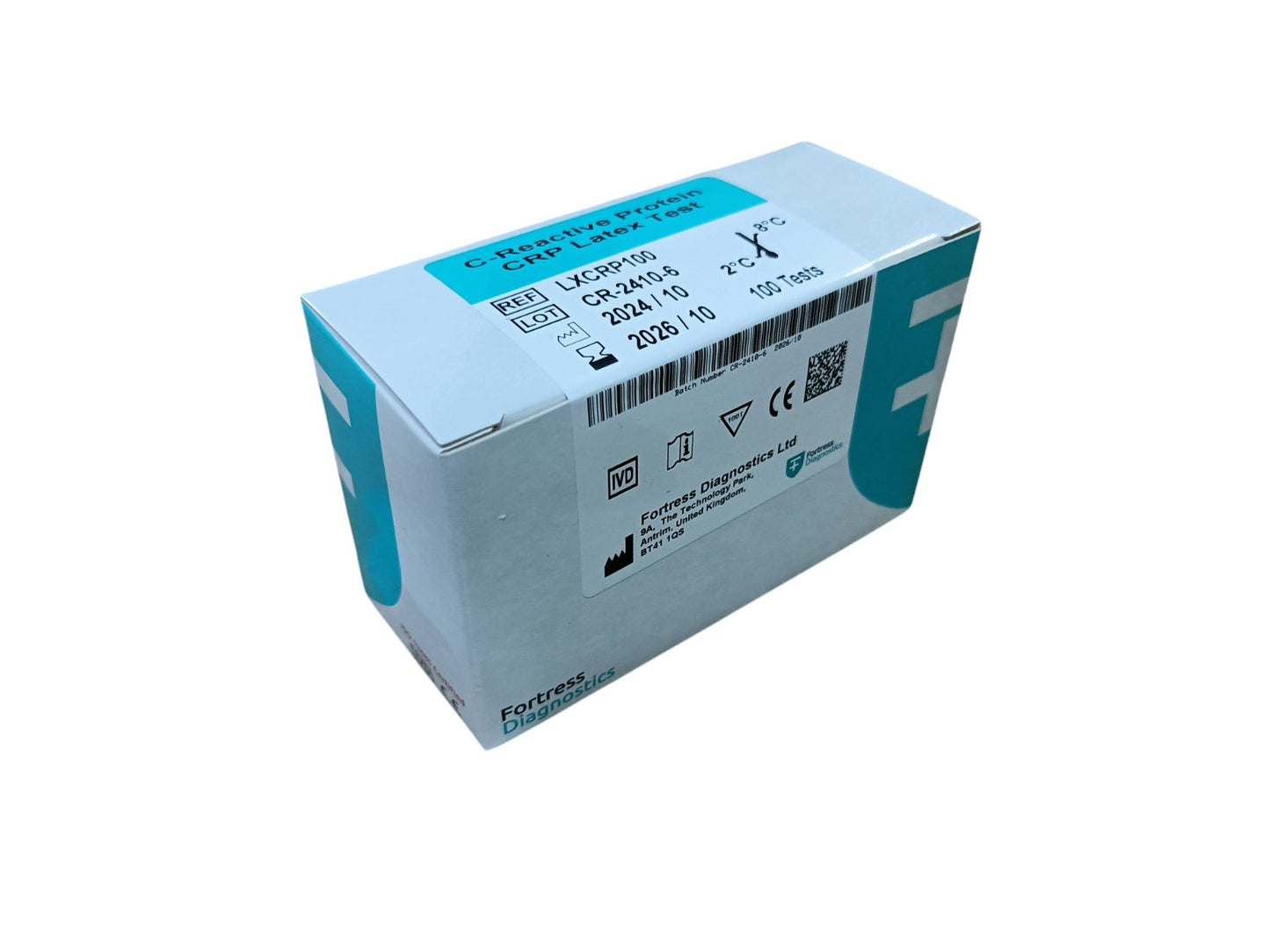 Fortress, CRP Latex Reagent 100 test UK