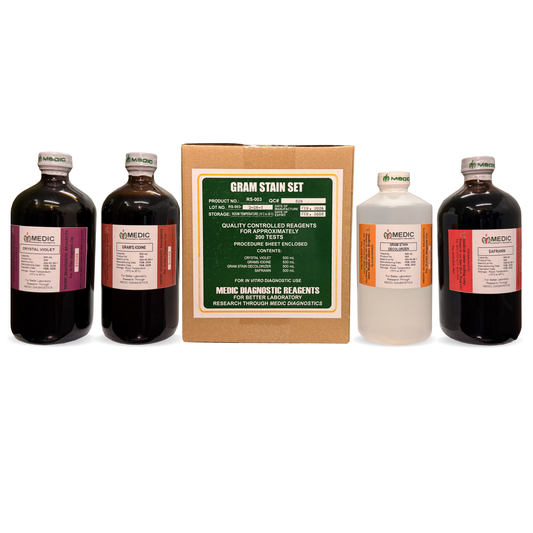 MEDIC, Gram Stain Set 200 Test