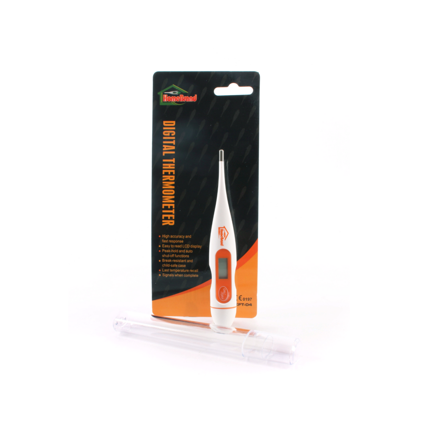 Homebrand Rigid Tip Digital Thermometer KFT-04