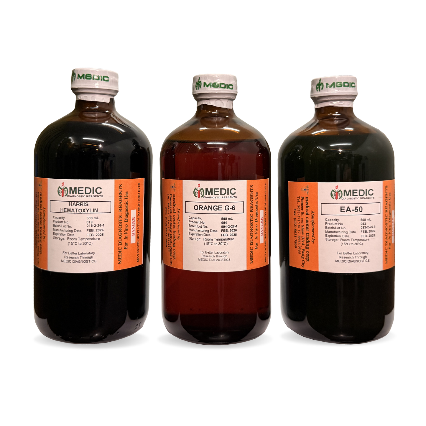 MEDIC, Papanicolau Stain 3x500mL
