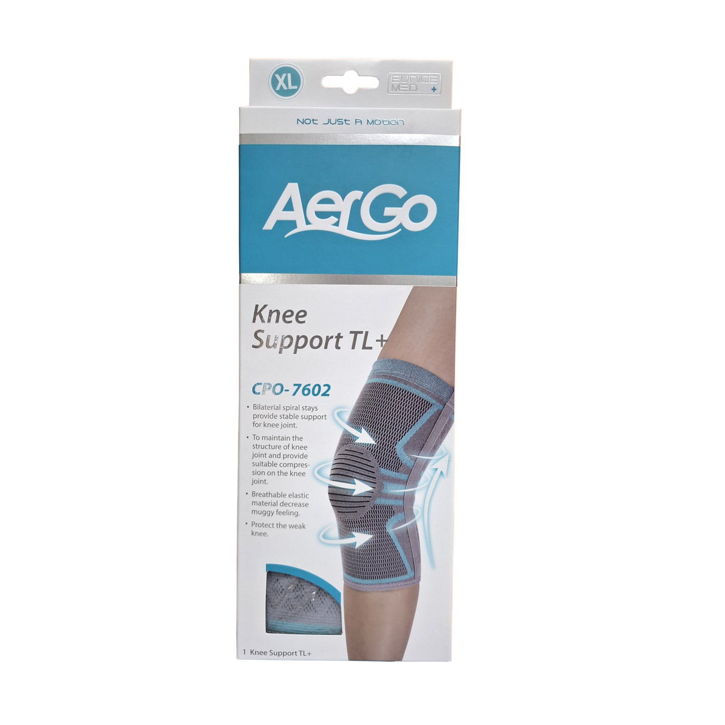 EUNICE MED® AERGO Knee Support TL+ CPO-7602