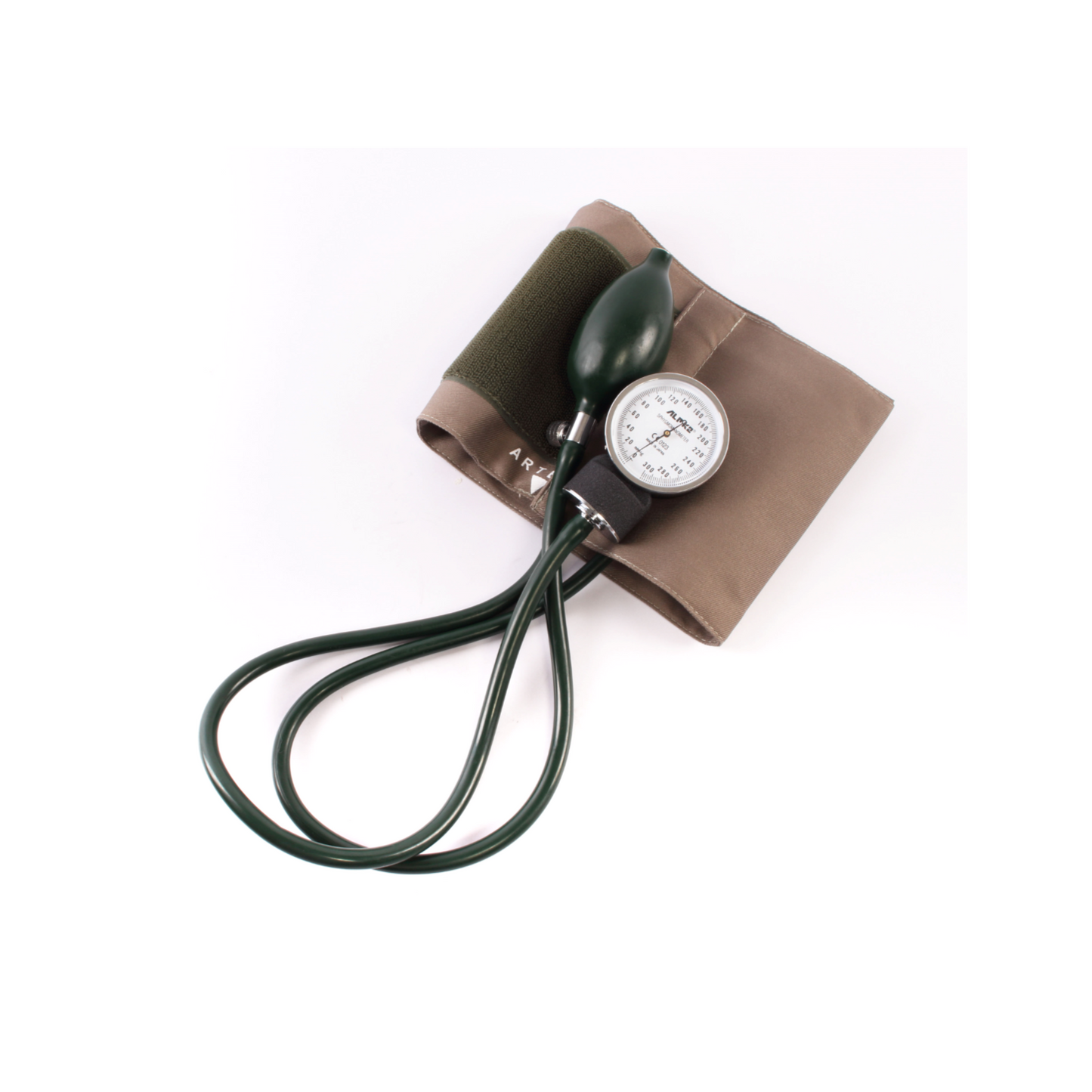 ALP K2 Aneroid Sphygmomanometer - Compact, portable device for accurate blood pressure readings.
