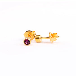 Homebrand, Amethyst Birthstone Ear Stud