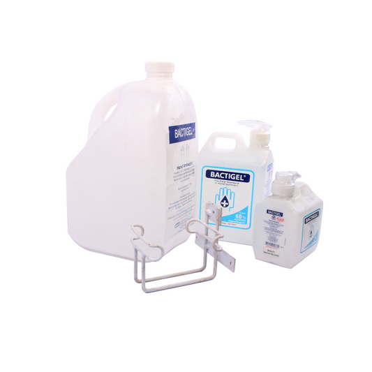 Bactigel Hand Sanitizer - Contains 68% ethyl alcohol, highest locally manufactured alcohol content.