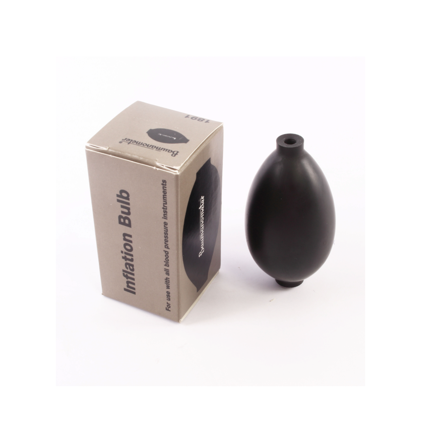 Baumanometer Latex Inflation Bulb 1891 - Replacement latex inflation bulb for blood pressure cuffs.