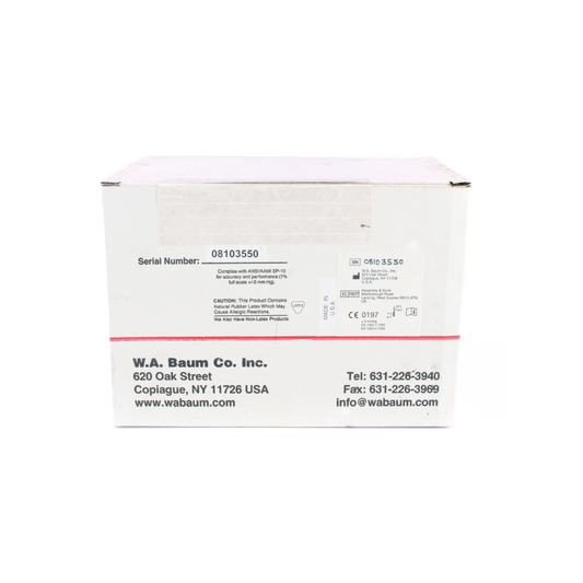 Baumanometer Aneroid Wall Model #950 - Wall-mounted aneroid blood pressure monitor for convenient healthcare settings.