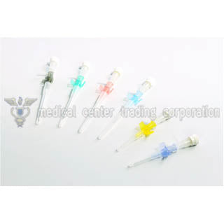 Cathula I.V Cannula - Winged intravenous cannula without injection port.
