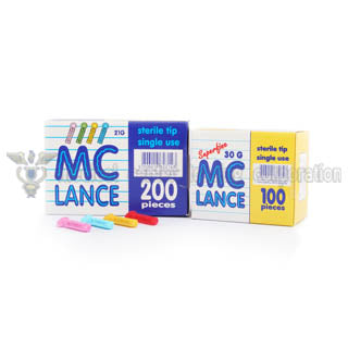 MC Lance Sterile Blood Lancet, G21 200/bx.