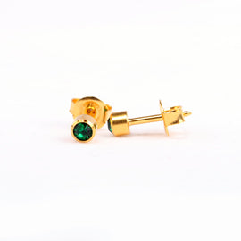 Homebrand, Emerald Birthstone Ear Stud