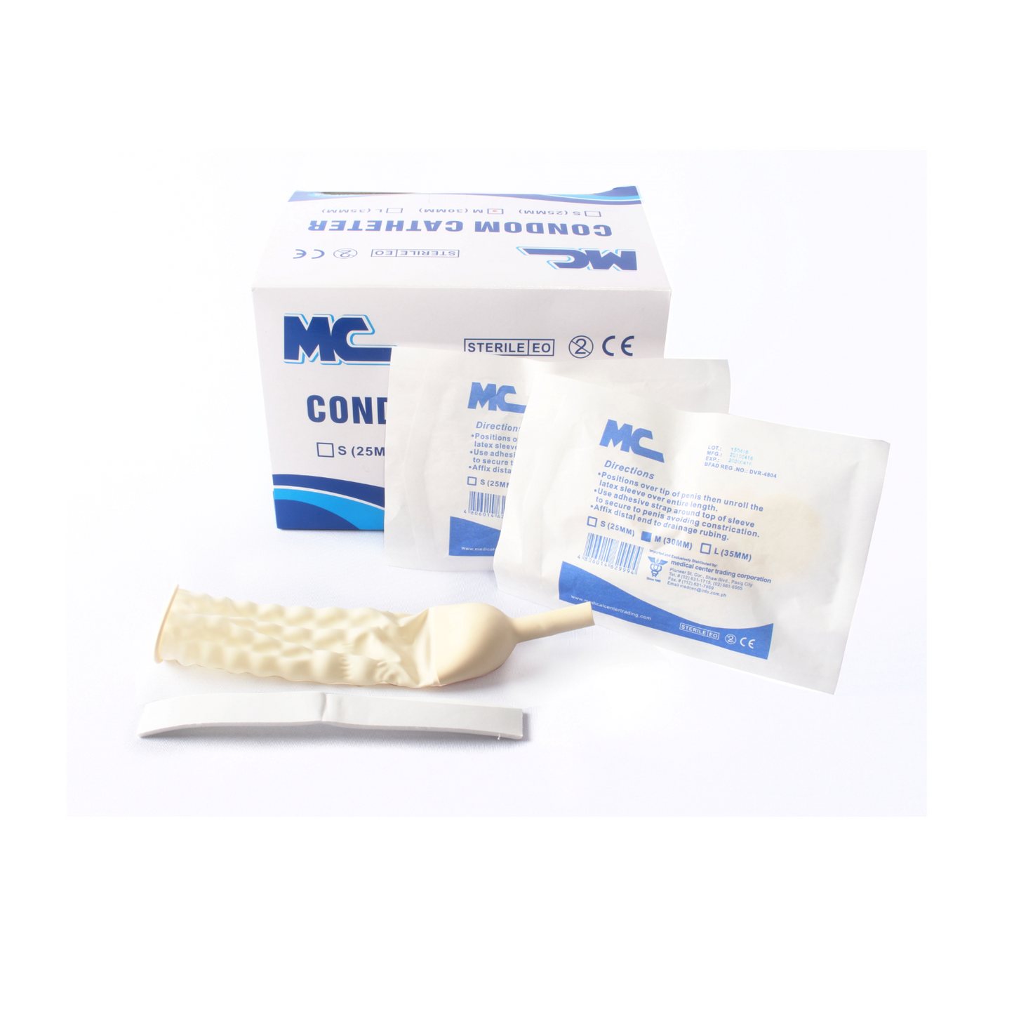 MC Condom Catheter - Catheter for male urinary collection.