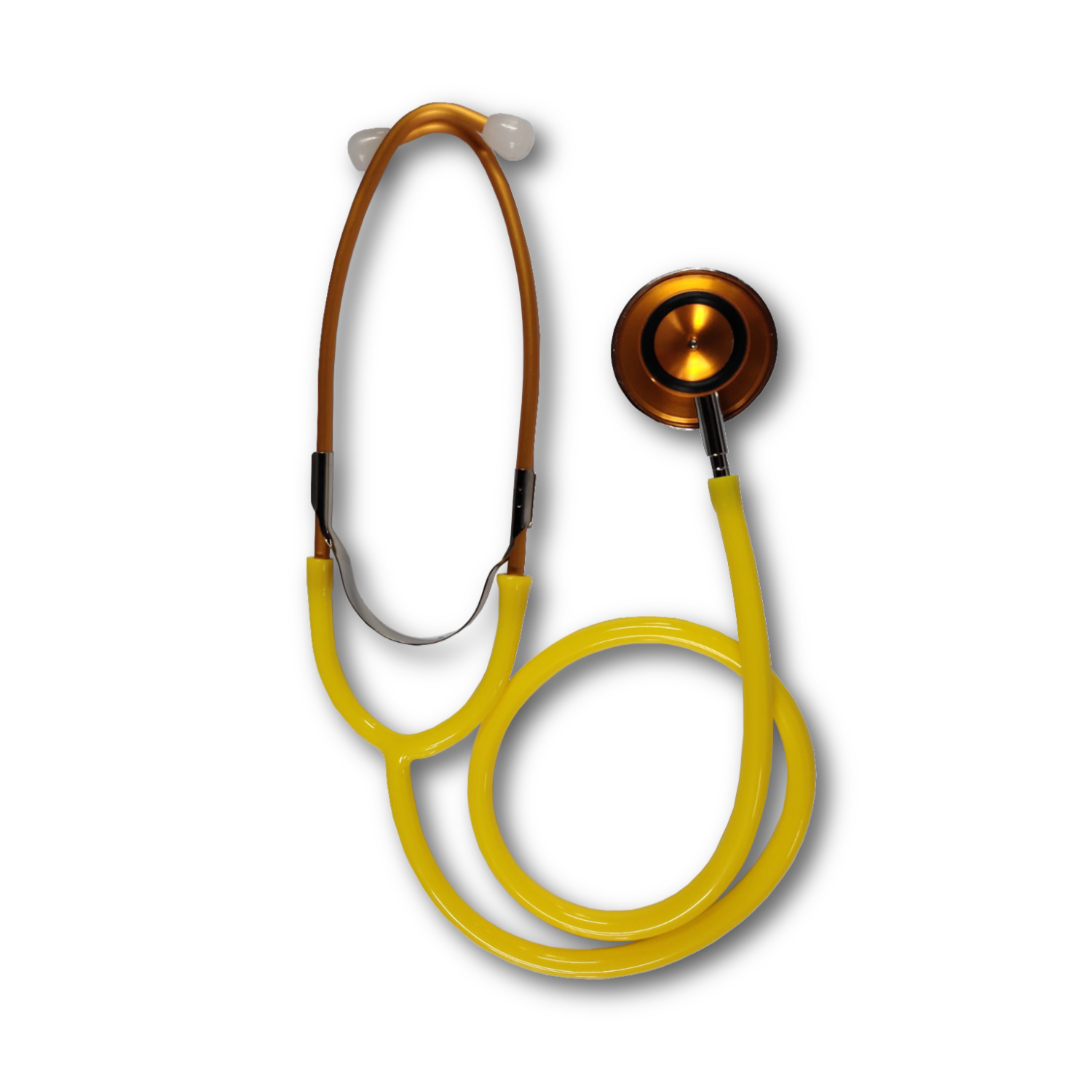Yellow ALP K2 Dual Head Stethoscopes - High-quality, dual-headed for precise medical auscultation.