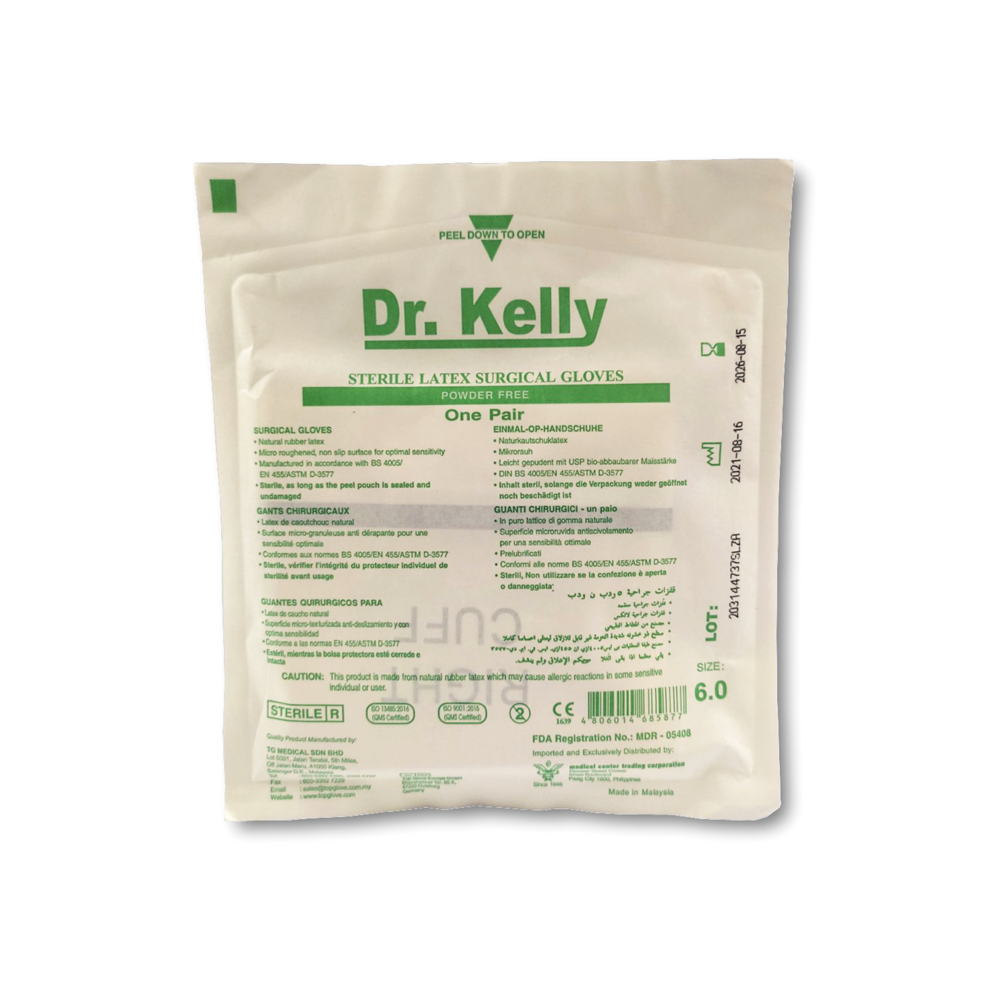 Dr Kelly Surgical Gloves Sterile