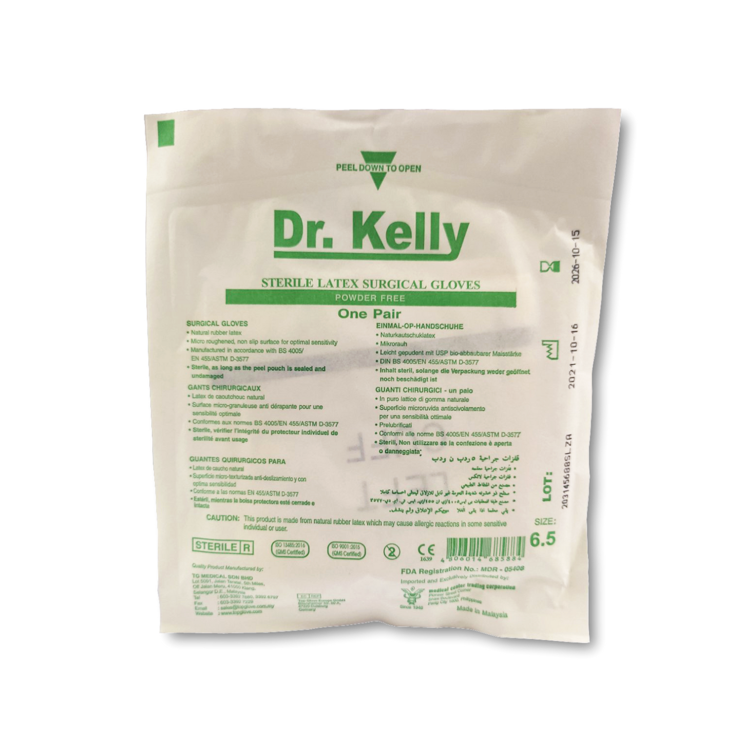Dr Kelly Surgical Gloves Sterile