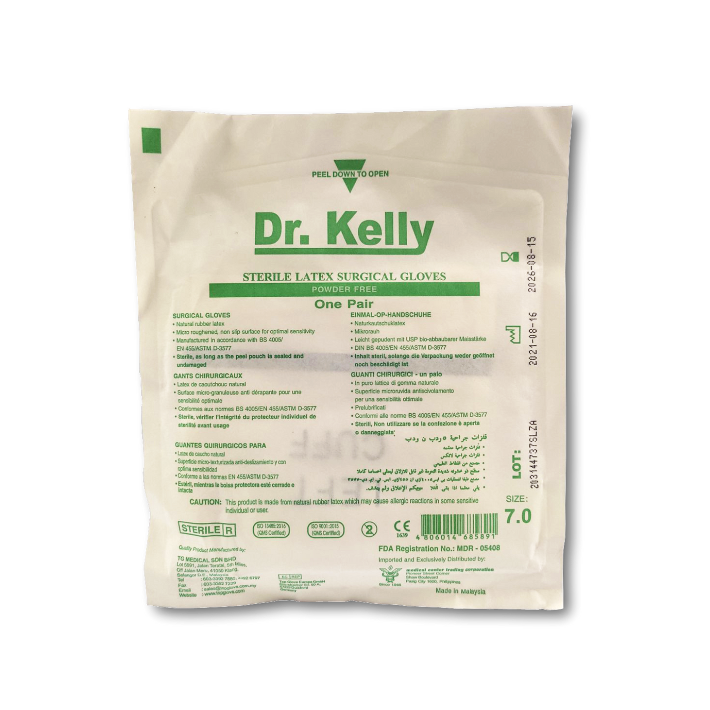 Dr Kelly Surgical Gloves Sterile