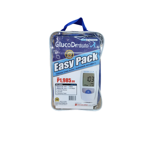 Gluco Dr. Auto Easy Pack - Convenient pack for Gluco Dr. Auto glucose monitoring.