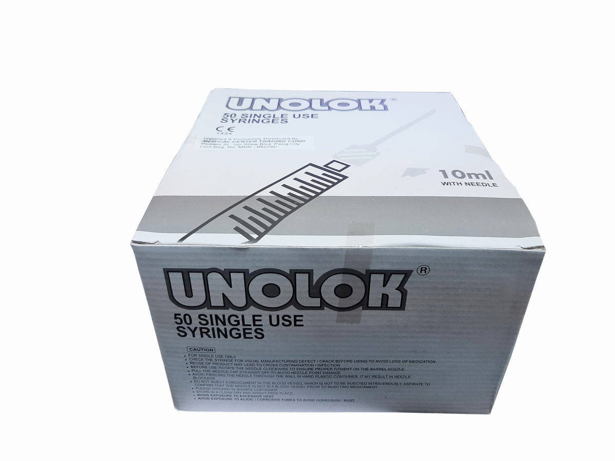 Unolok Disposable Syringe with Needle – Medical Center Trading Corp