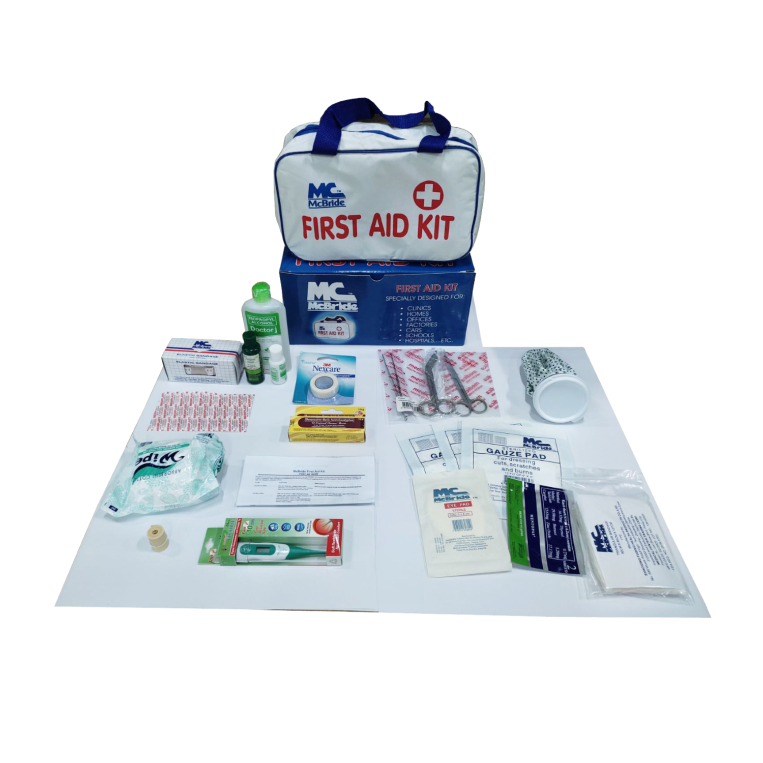 McBride First Aid Kit - Medical first aid kit for emergencies.