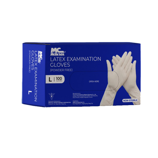 McBride Examination Gloves Latex Powder Free*