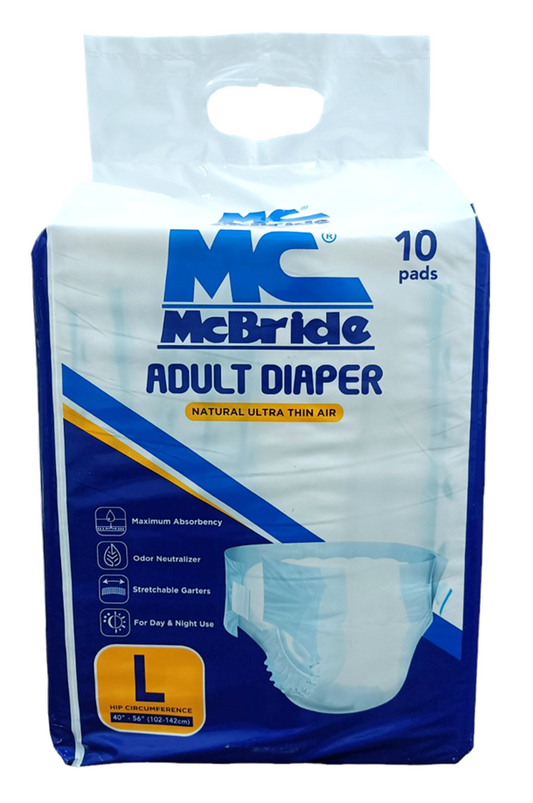 MC MCBRIDE Adult Diaper 10's