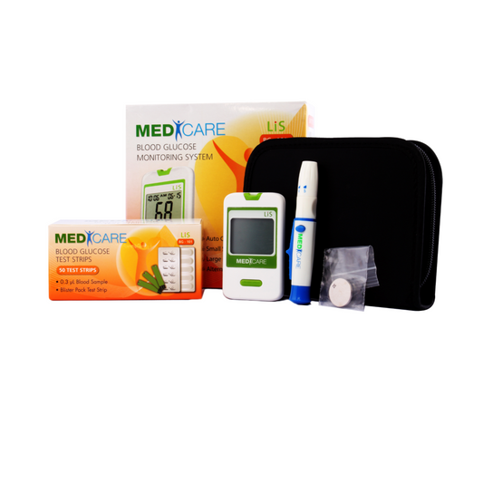 Medicare (Blood Glucose) Bundle Kit - Comprehensive kit for convenient and accurate blood glucose monitoring.