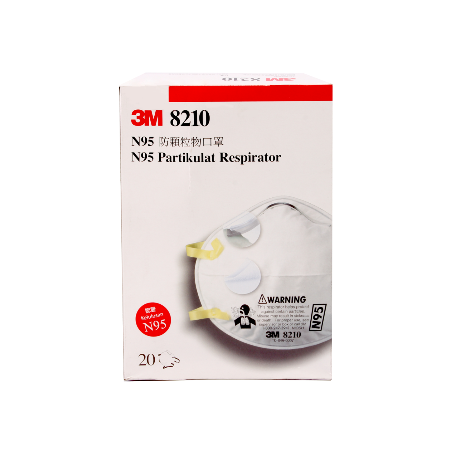 3M N95 Mask #8210 - N95 respiratory mask for protection.