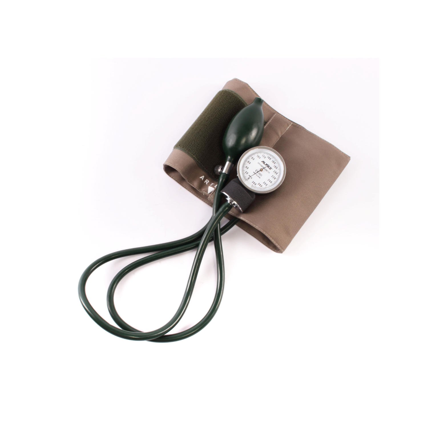 ALP K2 Aneroid Sphygmomanometer - Compact, portable device for accurate blood pressure readings.