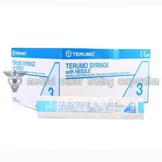 Terumo 3cc Syringe w/ needle 23 x 1