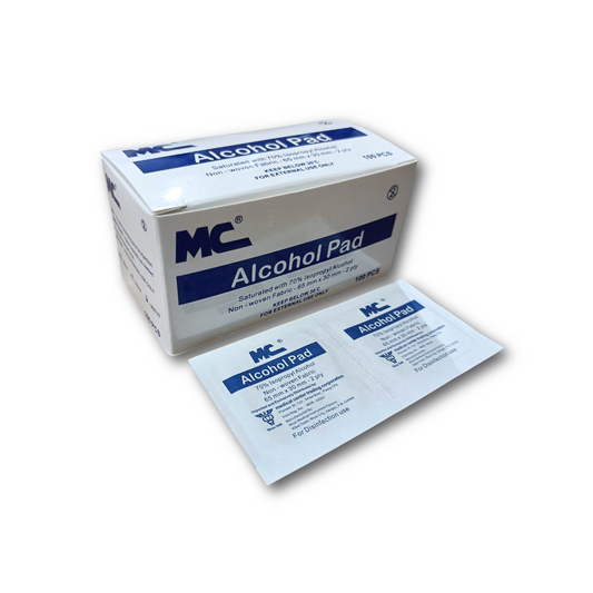 MC Alcohol Prep Pad - Medical alcohol swab for disinfection.