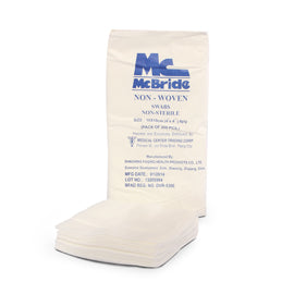 McBride Non-Woven Swabs - Non-woven medical swabs for wound cleaning and dressing