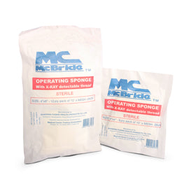 McBride Operating Sponge - Surgical-grade absorbent sponge for medical procedures.