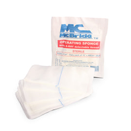 McBride Operating Sponge - Surgical-grade absorbent sponge for medical procedures.