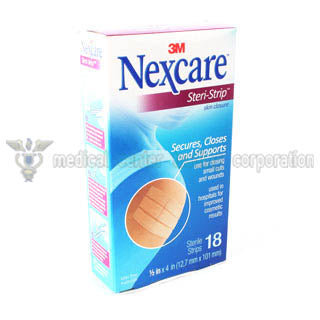 Nexcare Steri-Strips - Medical adhesive wound closure strips.