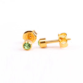 Homebrand, Peridot Birthstone Ear Stud